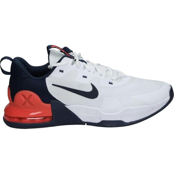 NWT NIKE Mens Air Max Alpha Trainer 5 Men\'s Training Shoes,white/red -Size 13